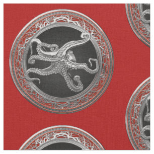 [300] Sacred Silver Octopus in Defensive Posture Stoff