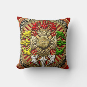 [300] Tibetischer Doppeldorje Mandala Kissen