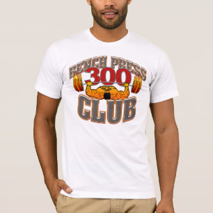 300 Verein-Bank-Presse-angepasstes T-Shirt