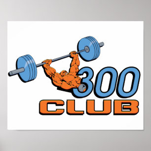 300 Vereinweightlifting-Plakat Poster