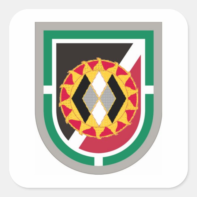 301. PSYOP Firma Beret Flash/DUI Stickers (Vorderseite)