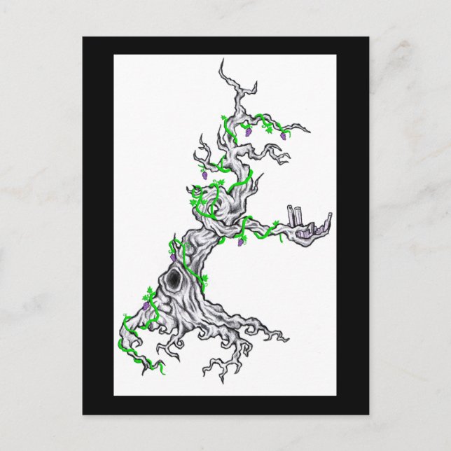 303 Baum Postkarte (Vorderseite)