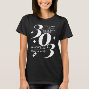 303 Bauw Ba Bauw. Der Klang der Analogsynthese T-Shirt