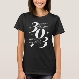 303 Bauw BA Bauw Der Klang des analogen Synthes T-Shirt