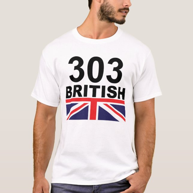 303 Briten-Farbe T-Shirt (Vorderseite)