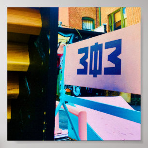 303 Colfax Colado Gasse Poster
