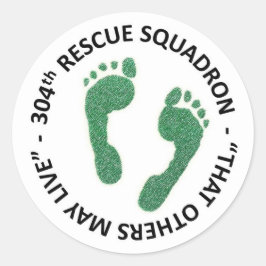 304 RQS RUNDER AUFKLEBER