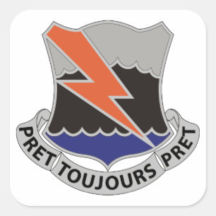 304. Signalbataillon Quadratischer Aufkleber