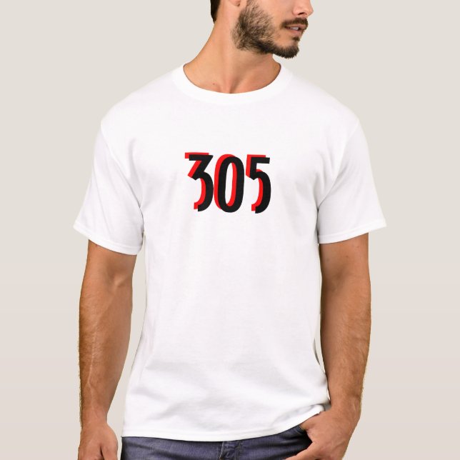 ~305~ Miami-T-SHIRT, KÜMMERN SIE! T-Shirt (Vorderseite)