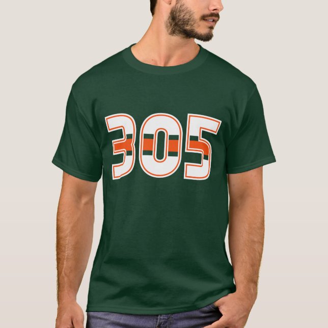 305 Ortsnetzkennzahl-T - Shirt (Vorderseite)