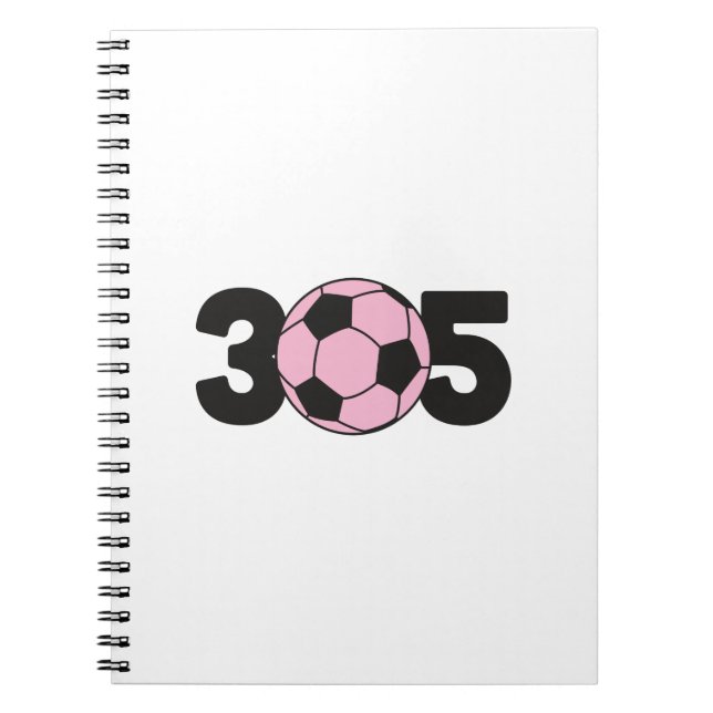 305 Rosa Inter-Soccer Notizblock (Vorderseite)