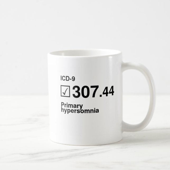 307,44, Primärhypersomnia Tasse (Rechts)