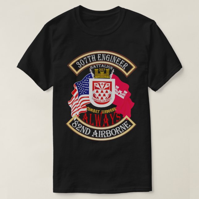 307. Technikbataillon X T-Shirt (Design vorne)