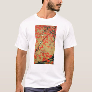 30. 紅 葉 小 図, 若 冲 Maple & Small Birds, Jakuchū T-Shirt