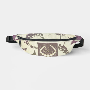 30./12. Pearl Floral Print Cut Sew Bag Bauchtasche
