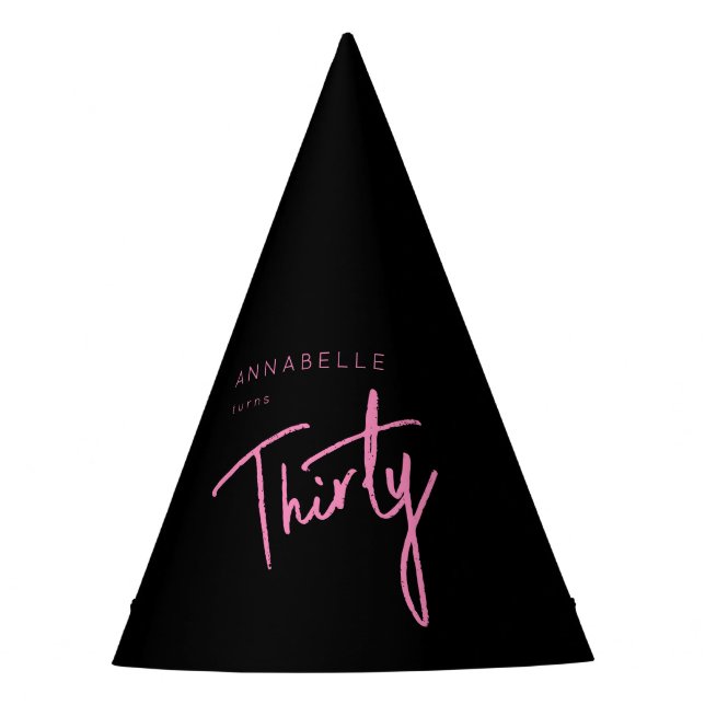 30. 30. Geburtstag Partyhütchen (Vorderseite)