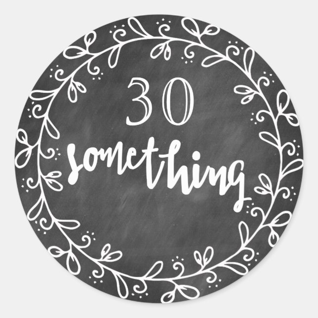 30 - 30. Geburtstag & Up Custom Stickers (Vorderseite)