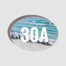 30 A Umbrella Beach Car Magnet