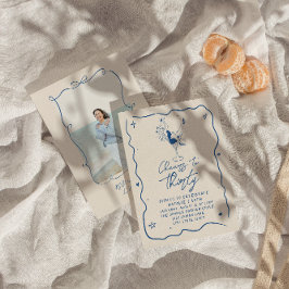 30. Beifall für die Geburtstagsparty von 30 Foto a Einladung