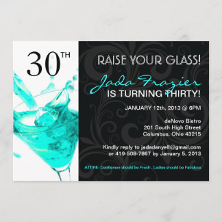 30. BIRTHDAY-PARTY EINLADUNGEN