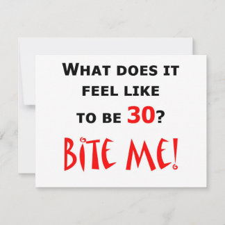 30 Biss mich!