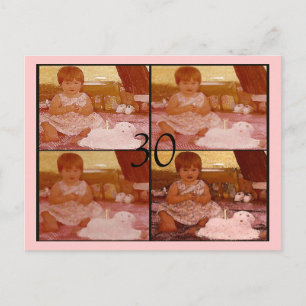 30 EINLADUNGSPOSTKARTE