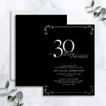 30 & Fabulous Black Rose Gold Calligraphie Geburts Folieneinladung<br><div class="desc">Es ist dein besonderer Geburtstag, und es ist an der Zeit zu feiern! Will du, den besten Bash in der Stadt zu werfen? Mit dieser 30 & fabelhaften Black & Real Rose Gold Foil Calligraphie zum Geburtstag laden Sie ein, mit dem höchsten Stil zu beginnen. Es wird sicher sein, den...</div>