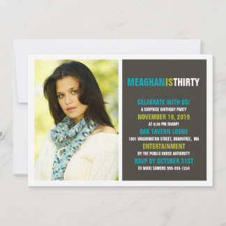 30. Foto Geburtstag Einladung