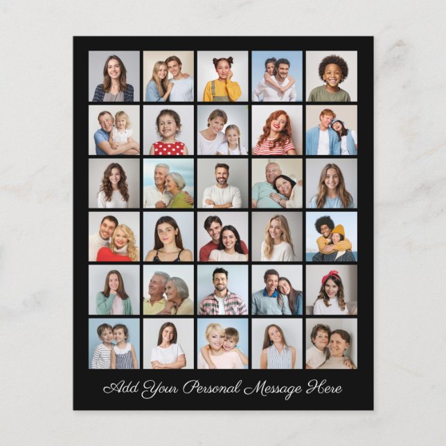 30 FotoCollage Hinzufügen eines Grußpapiers (Vorderseite)