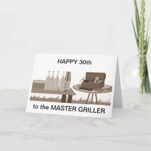 30. FÜR DEN "MASTER GRILLER" KARTE