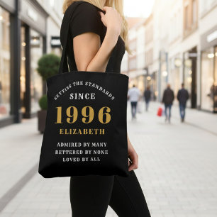30. Geburtstag 1996 Schwarz Gold Für Sie Personali