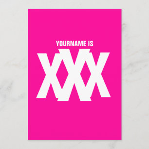 30. Geburtstag - 30. Geburtstag - Dreier X Einladung