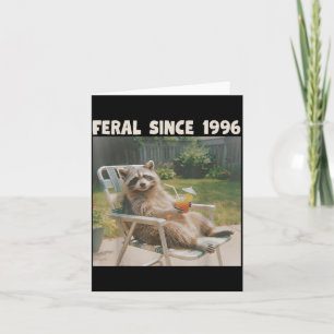 30. Geburtstag 30 Jahre alt Lustiger Waschbär verw Karte