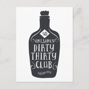 30 Geburtstag 30 Jahre alt Schuld 30 Postkarte