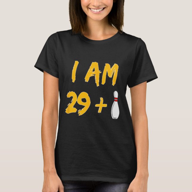 30. Geburtstag Bowling Shirt Bowler Geschenk Party (Vorderseite)