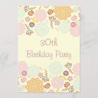 30. Geburtstag der Frauen Extravagant Einladung