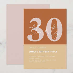 30. Geburtstag Einladung