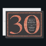 30. Geburtstag Einladung Orange Glitzer Chalkboard<br><div class="desc">Einladung zum 30. Geburtstag. Schwarz und Orange Glitzer Geburtstagsparty Einladung mit Chalkboard Hintergrund. Überraschung Geburtstag. Erwachsener zum Geburtstag. Männer oder Frauen schwindeln Party. Für weitere Anpassungen klicken Sie bitte auf die Schaltfläche "Anpassen" und verwenden Sie unser Designwerkzeug,  um diese Vorlage zu ändern.</div>