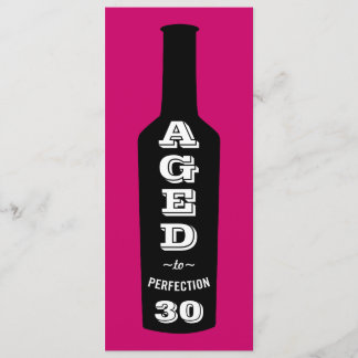 30. Geburtstag Einladung Wein zum Perfektionieren