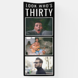 30. Geburtstag Foto Banner