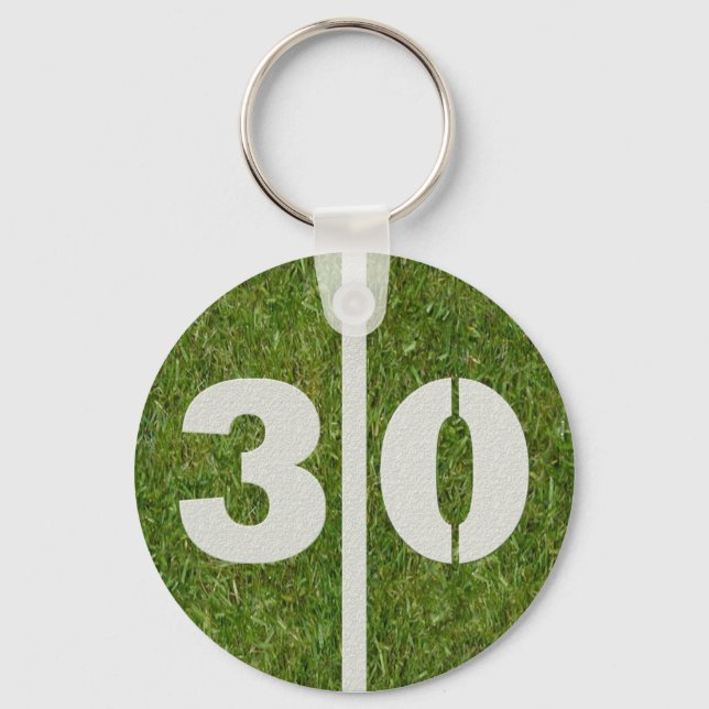 30. Geburtstag Gastgeschenk Schlüsselanhänger (Vorderseite)