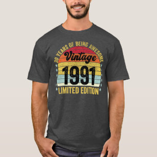 30. Geburtstag Geschenke für 30-Jährige Vintage 19 T-Shirt