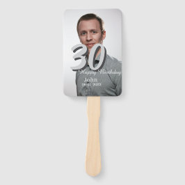 30. Geburtstag hinzufügen Name Datum Jahr Weißes F Fächer