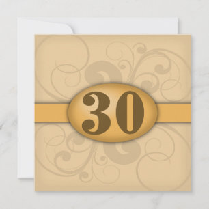30. Geburtstag / Jubiläum Party Einladung