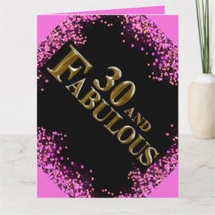 30. Geburtstag Karte