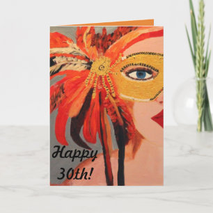 30. Geburtstag Karte frecher Damen-