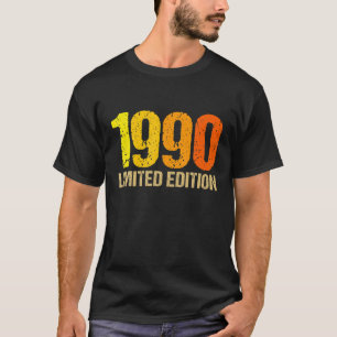 30. Geburtstag Männer Frauen 30 Jahre Sonntag 1990 T-Shirt