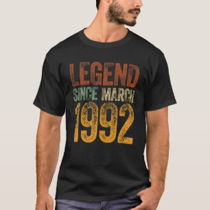 30. Geburtstag März Geboren 30 Jahre Legend seit 1 T-Shirt