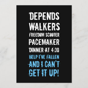 30. Geburtstag Party der Einladung des alten Manne