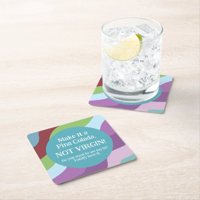 30. Geburtstag Party Dreißig Kokett & dreissig Rechteckiger Pappuntersetzer (Vor Ort)